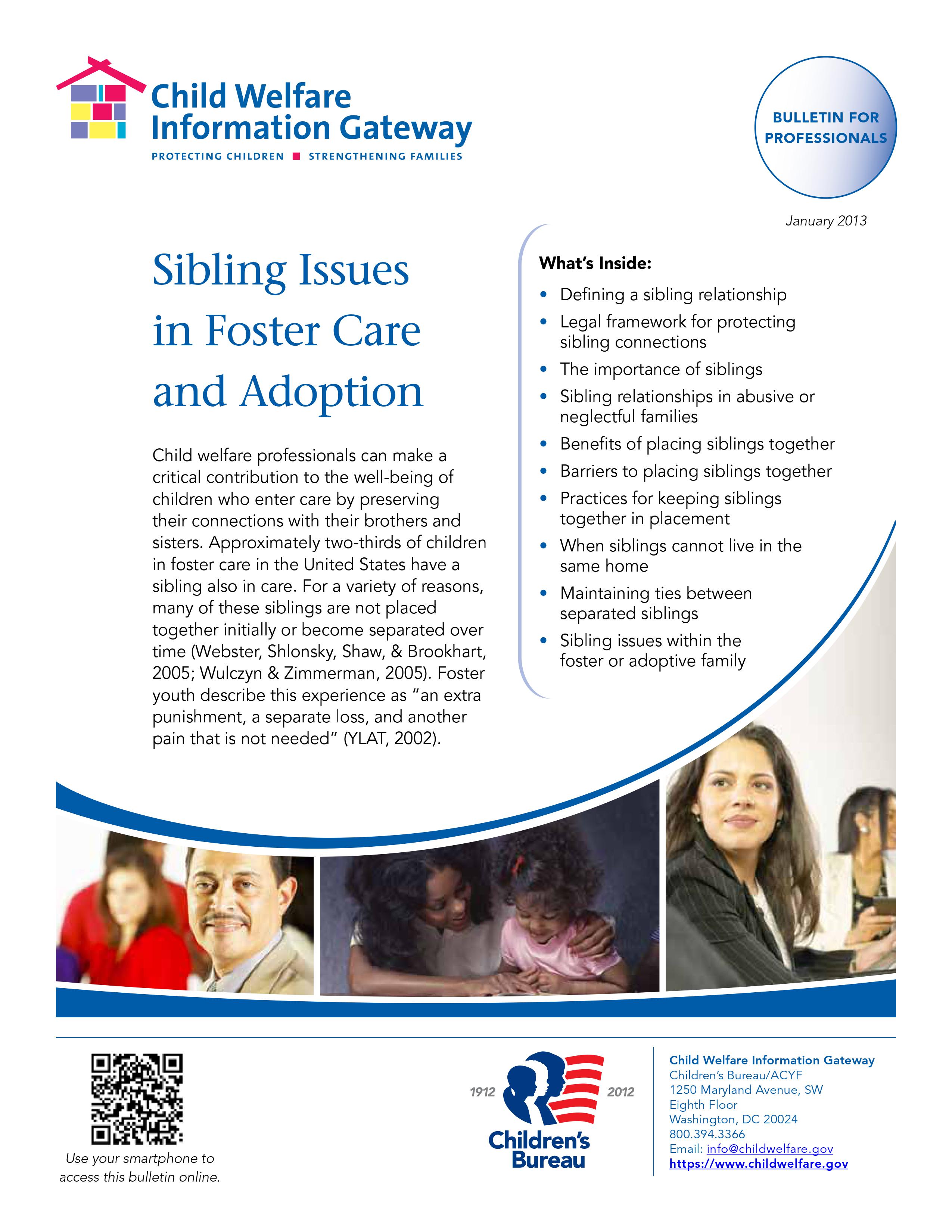 sibling issues in foster care